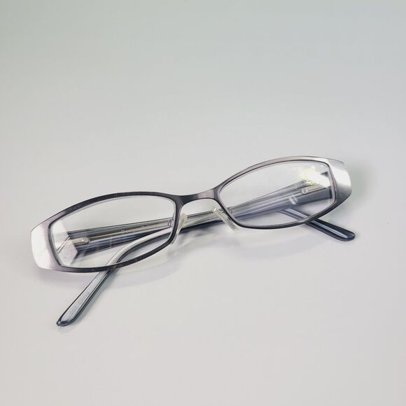 Design Optics reading glasses +2.75 silver gray full rim rectangular - Picture 3 of 8